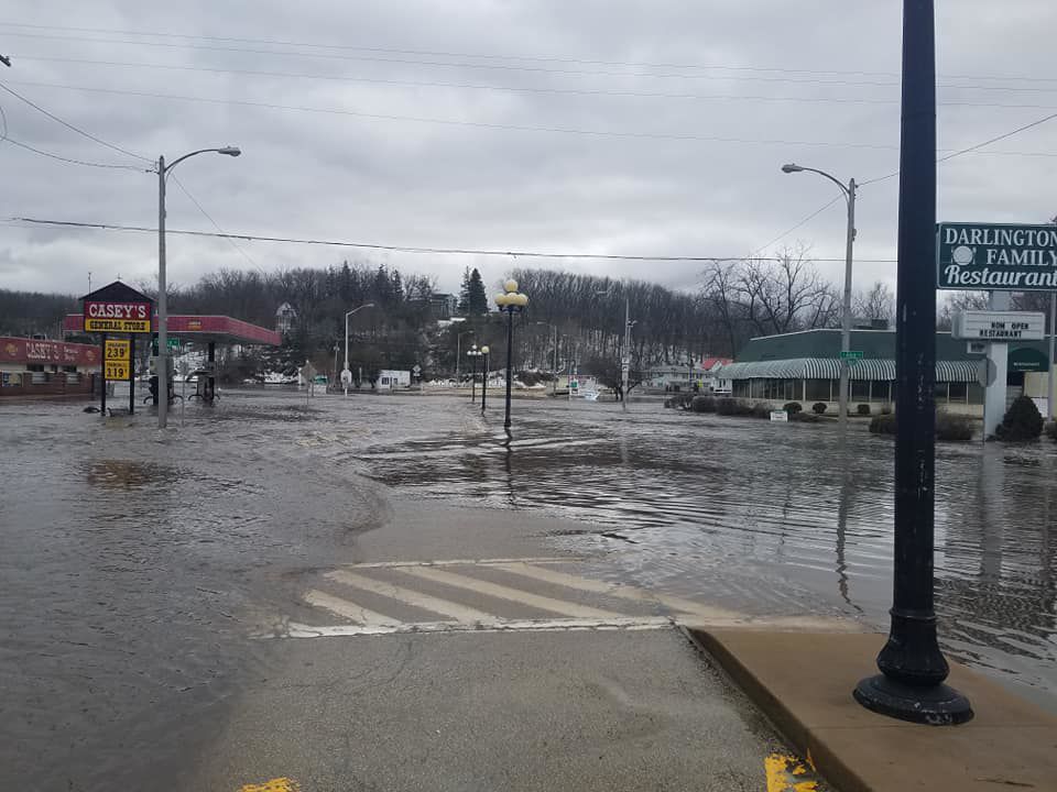 Flooding in Darlington